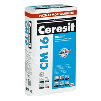 Клей для плитки Церезит CM 16 эластичный, класс C2TE, 25 кг