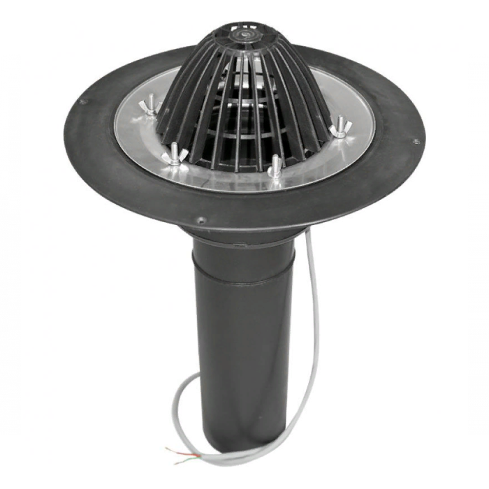 Воронка ТехноНИКОЛЬ ЭКО с обжимным фланцем и обогревом 110*700мм цена в ...