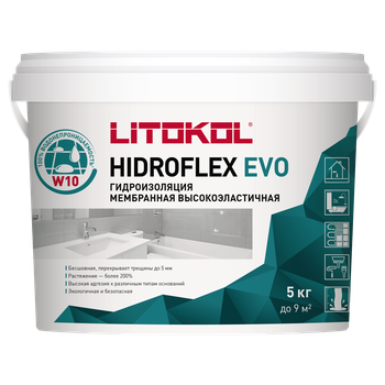 HIDROFLEX-гидроизол. мастика (5kg bucket)