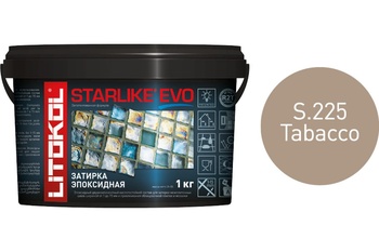 STARLIKE EVO S.225 TABACCO эпоксидный состав для укладки и затирки мозаики и керамической плитки (1)