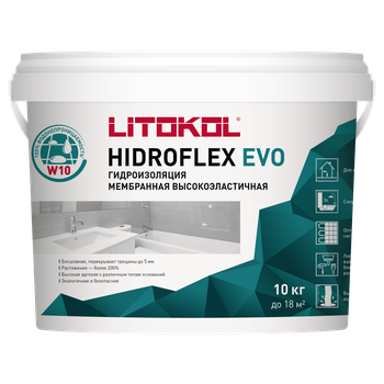 HIDROFLEX-гидроизол. мастика (10kg bucket)